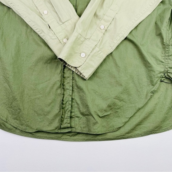 J.Crew Blouse Women Size 6 Relax-Fit Long Sleeves Collared Lightweight Pocket - Picture 11 of 13